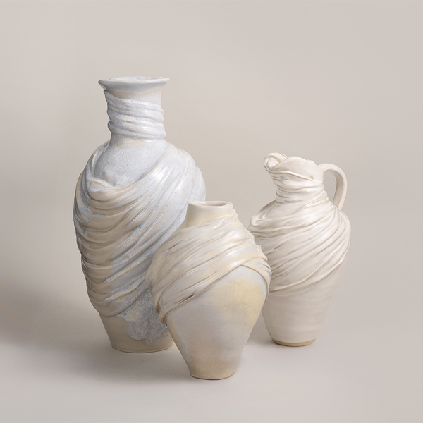 Large Half Draped Bottle, 2025