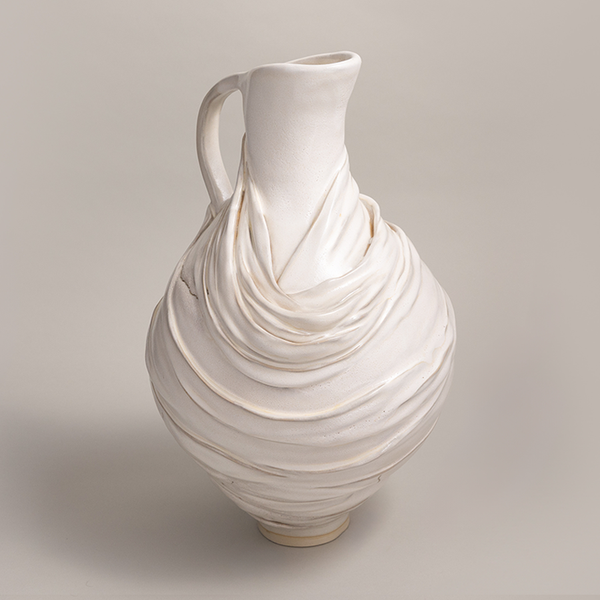 Large Neck Draped Pitcher, 2025