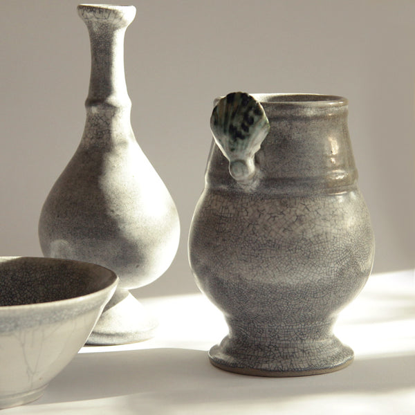 Crackle Glaze Pair, 2012