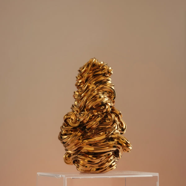 Soft Serve Tower (Gold Chrome), 2025